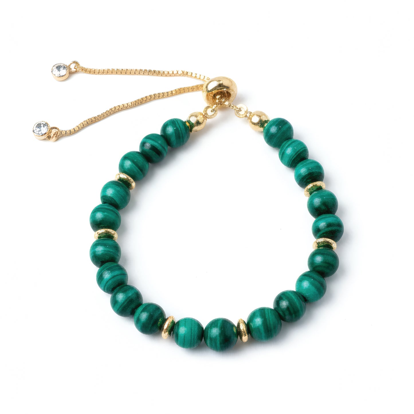 Nature's Sparkle Green Muscovite Adjustable Bracelet