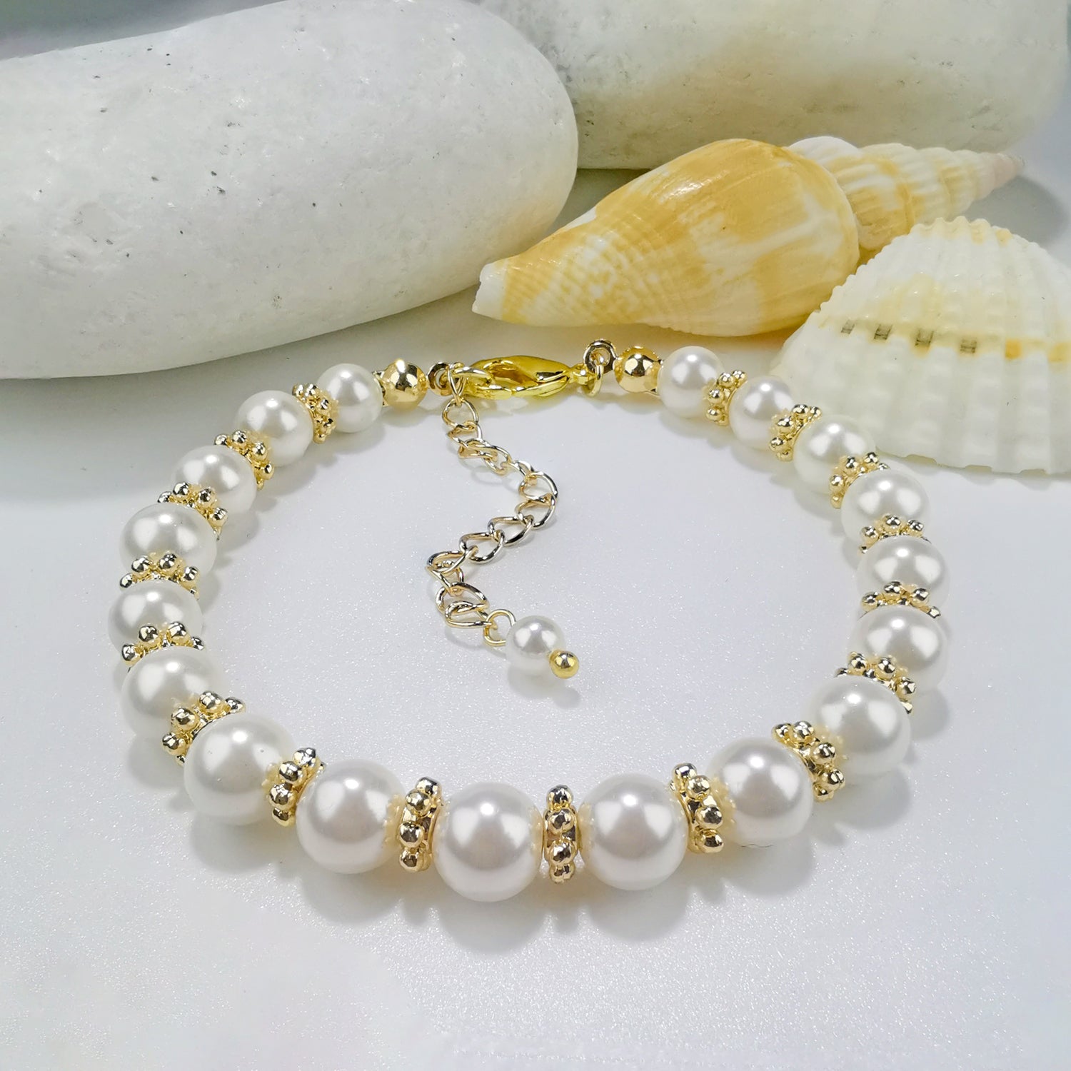 Proserpina Spring Embrace Frolic Adjustable Charm Bracelet - Bless4Happy Handmade Charm Bracelet